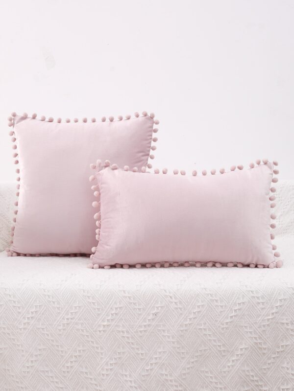 Funda de almohadon "Pom Pom Chic" QUIERODECO
