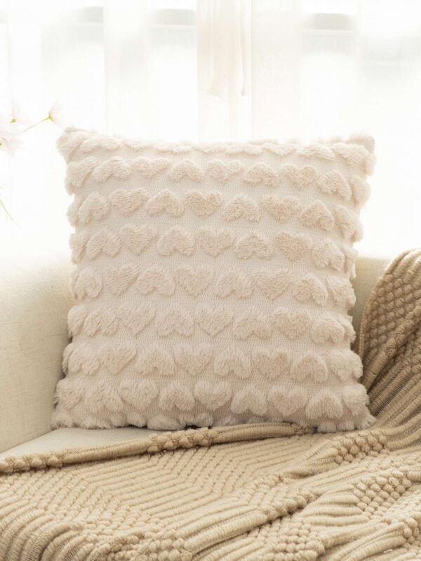 Funda de Almohadon con Diseño de Corazones QUIERODECO