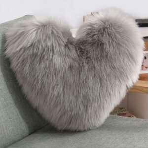 Funda de almohadon en forma de corazón QUIERODECO