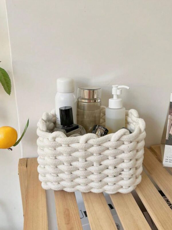 Canasta Tejida para Maquillaje QUIERODECO