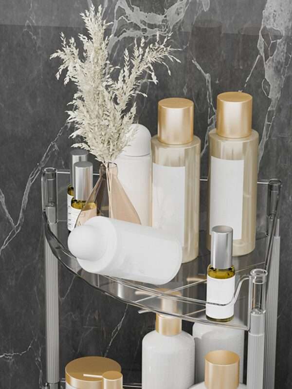 Estante de almacenamiento de baño transparente QUIERODECO