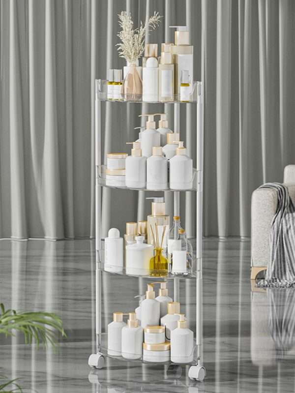 Estante de almacenamiento de baño transparente QUIERODECO