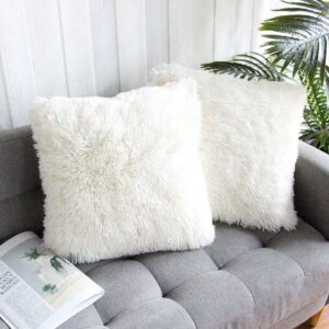 2 Fundas de almohadon de peluche QUIERODECO