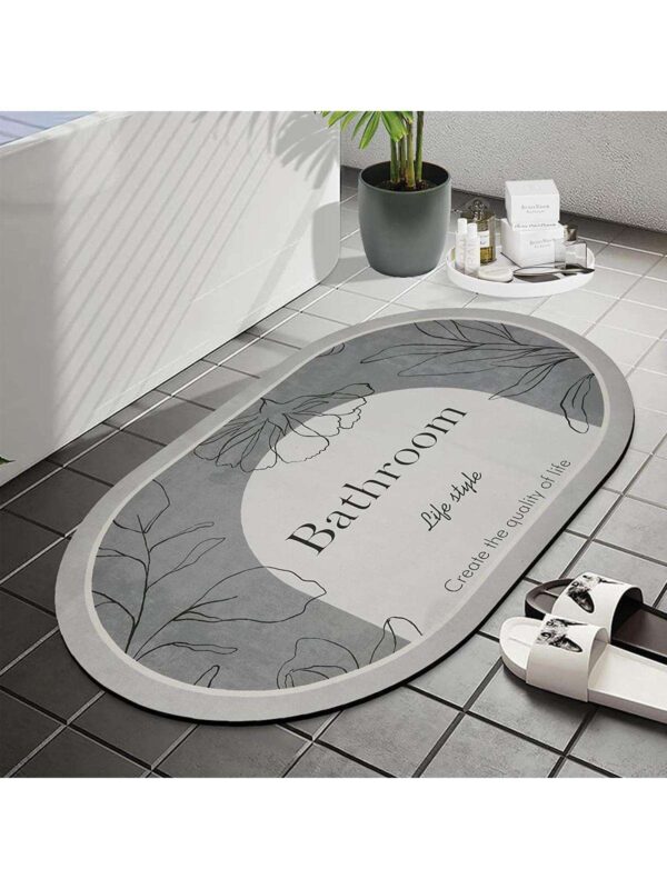 Alfombra de baño hojas QUIERODECO