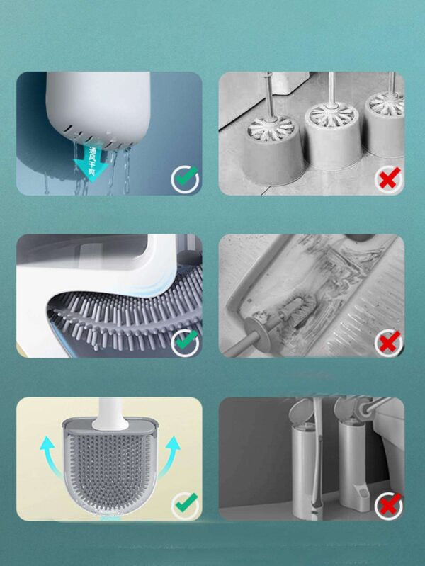 Set cepillo de limpieza de baños QUIERODECO