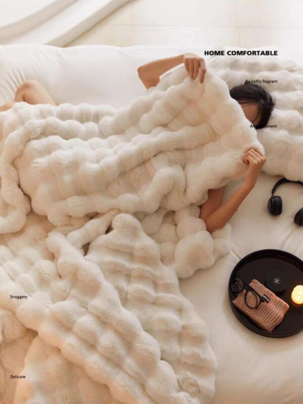 Manta de Cama de Peluche Suave QUIERODECO