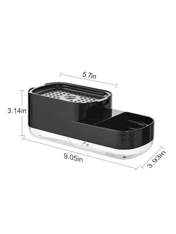 Dispensador de Jabón y Soporte para Esponja de Cocina QUIERODECO