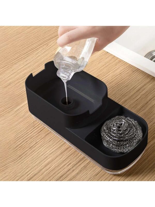 Dispensador de Jabón y Soporte para Esponja de Cocina QUIERODECO