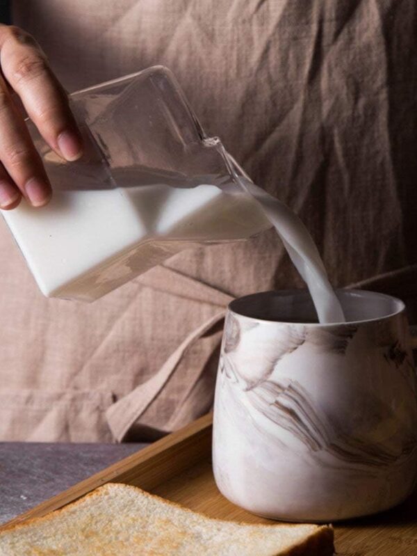 Taza con forma de caja de leche 300 Ml QUIERODECO