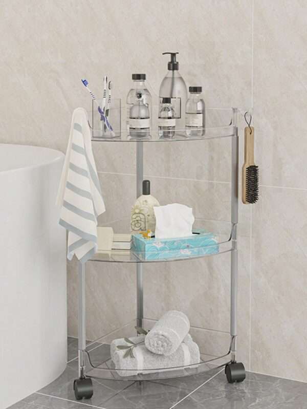 Estante de almacenamiento de baño transparente QUIERODECO
