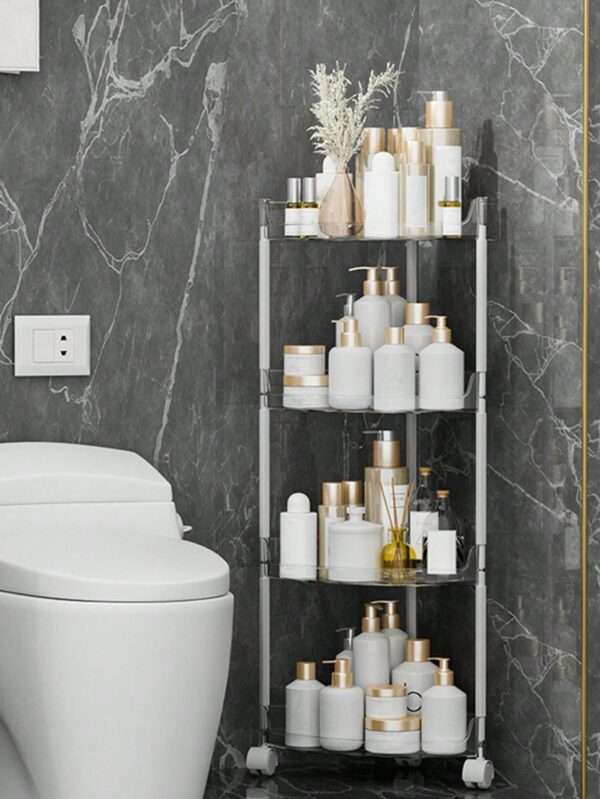 Estante de almacenamiento de baño transparente QUIERODECO