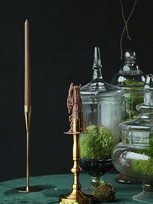 Set de 4 velas cónicas decorativas QUIERODECO