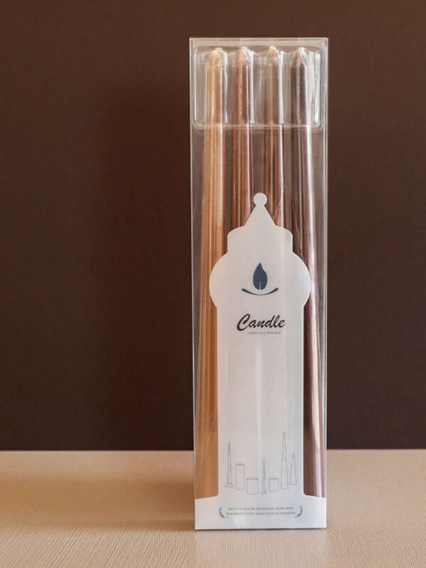 Set de 4 velas cónicas decorativas QUIERODECO