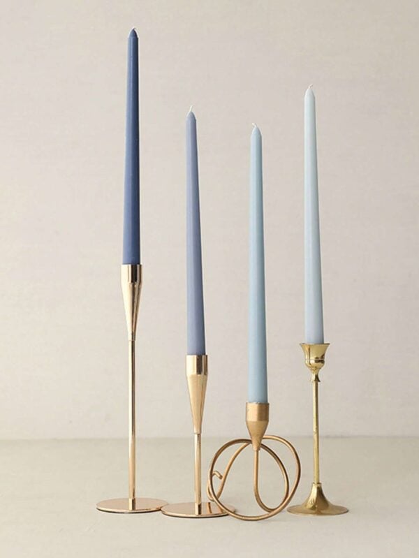Set de 4 velas cónicas decorativas QUIERODECO