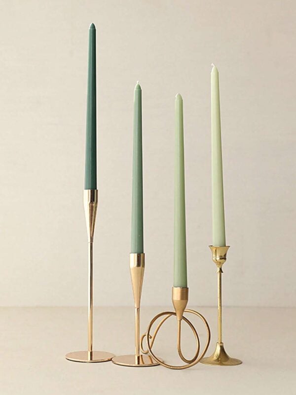 Set de 4 velas cónicas decorativas QUIERODECO
