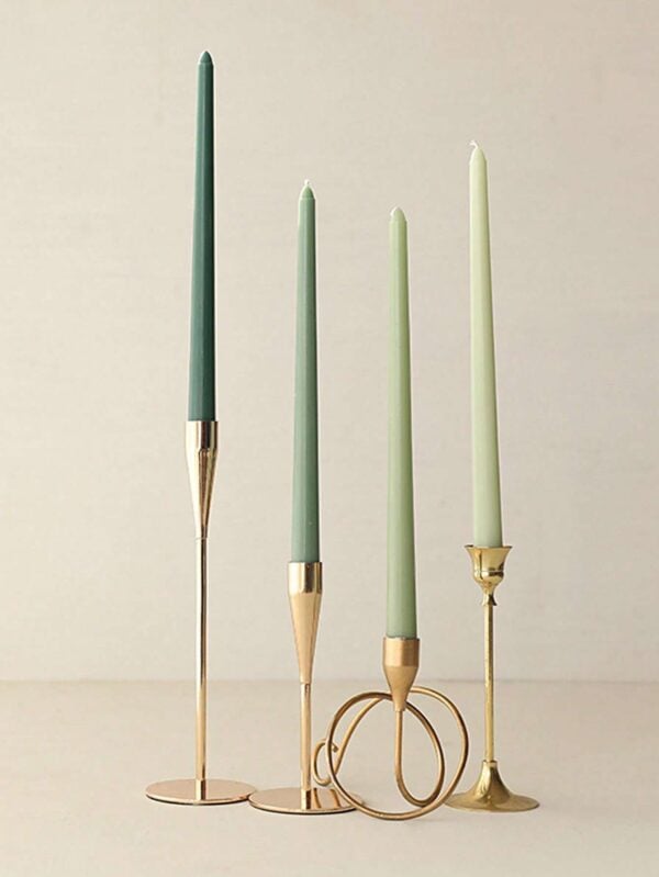 Set de 4 velas cónicas decorativas QUIERODECO