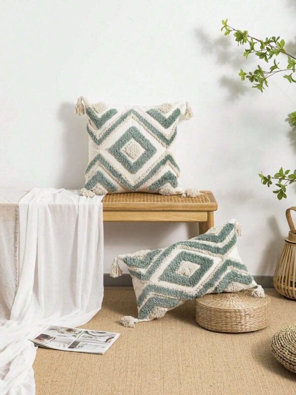 Funda De Almohada Decorativa Con Bordado QUIERODECO