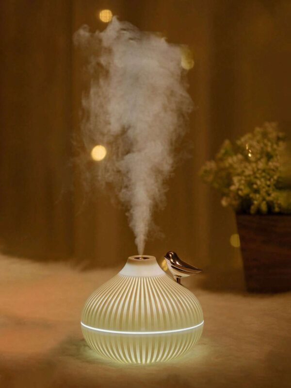 Humidificador de aire portátil de 300ml con luz nocturna LED QUIERODECO