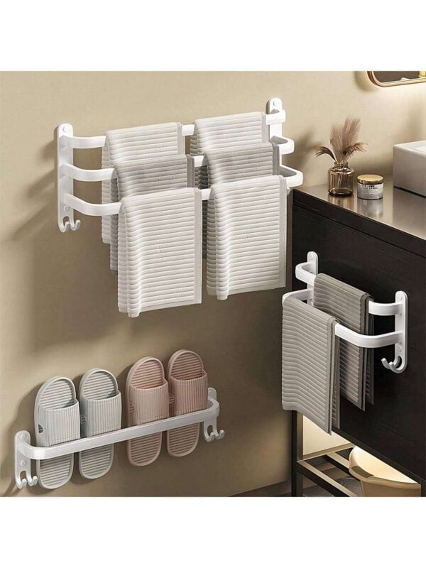 Colgador de toallas de aluminio montable QUIERODECO