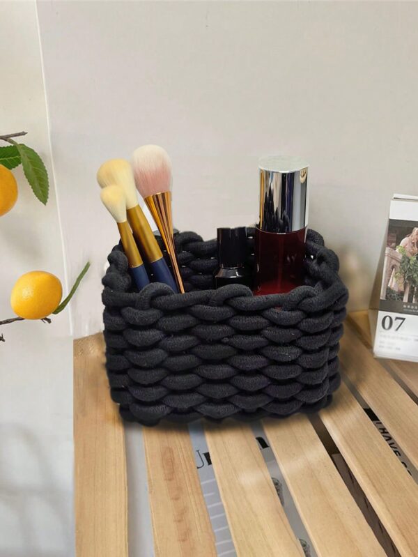 Canasta Tejida para Maquillaje QUIERODECO