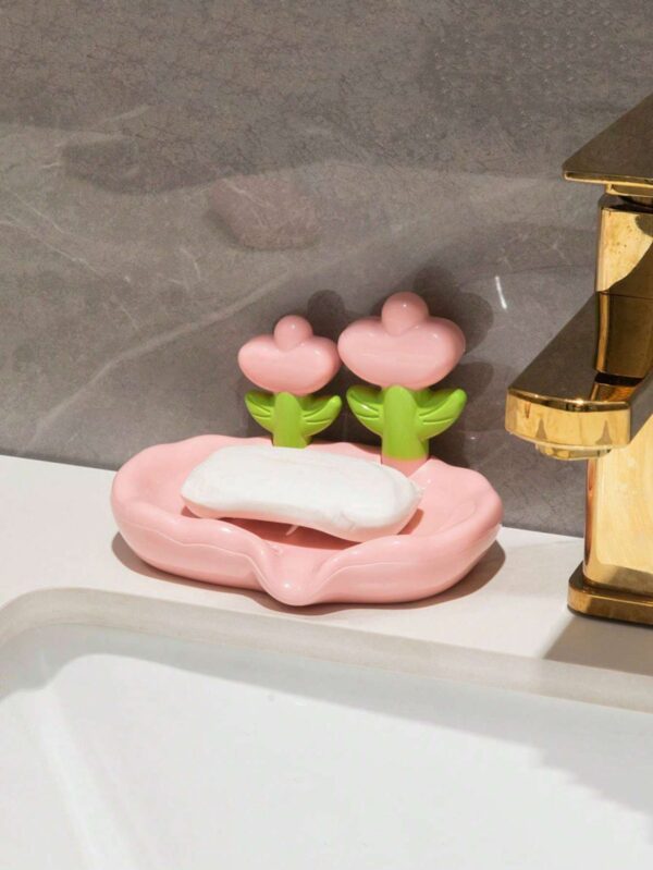 Jabonera Con Forma De Flor QUIERODECO