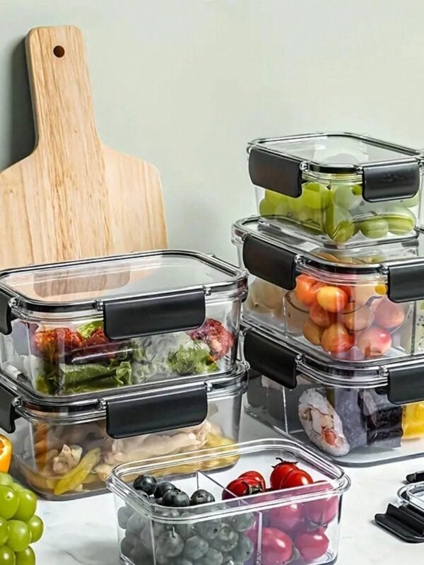 Recipiente de almacenamiento de alimentos tapa separada QUIERODECO