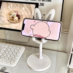 Soporte para Tablet Plegable y Ajustable en Forma de Conejo QUIERODECO