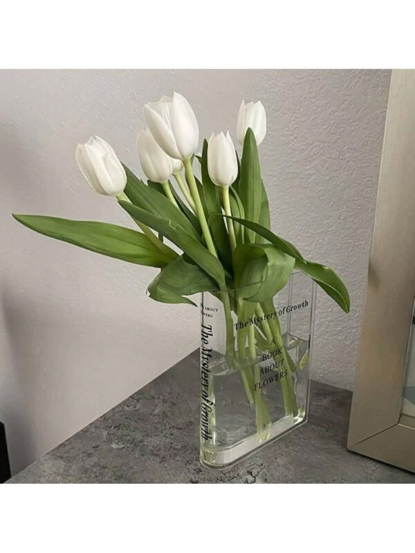 Librero decorativo con florero QUIERODECO
