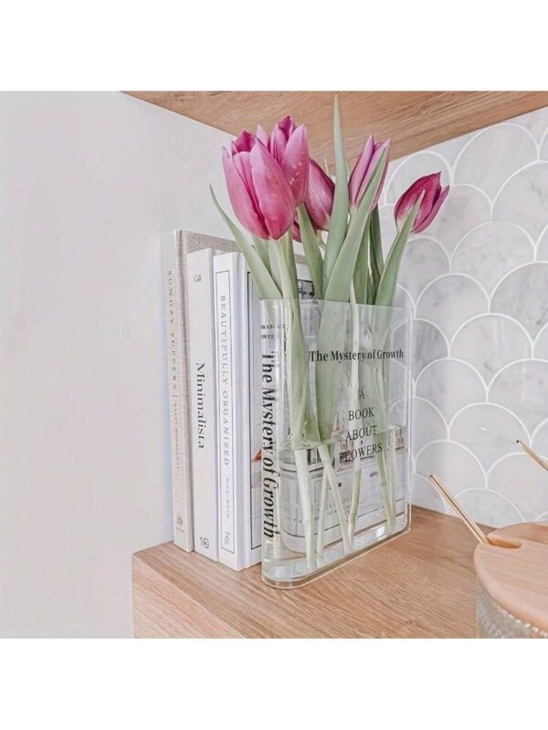 Librero decorativo con florero QUIERODECO