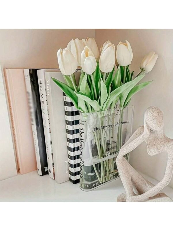 Librero decorativo con florero QUIERODECO