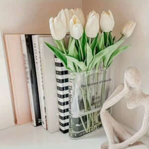 Librero decorativo con florero QUIERODECO