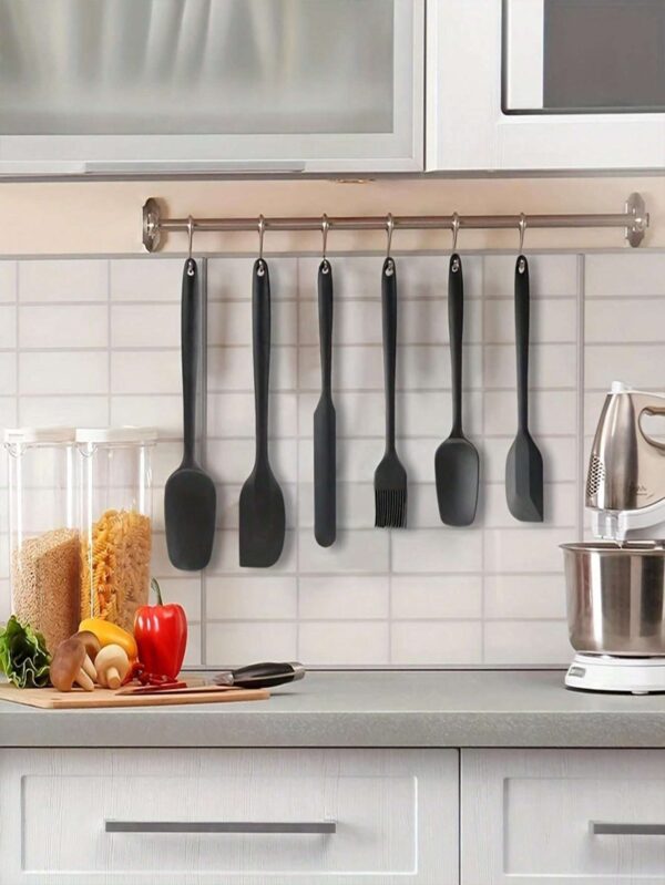 Set de 6 piezas de utensilios de cocina de silicona QUIERODECO