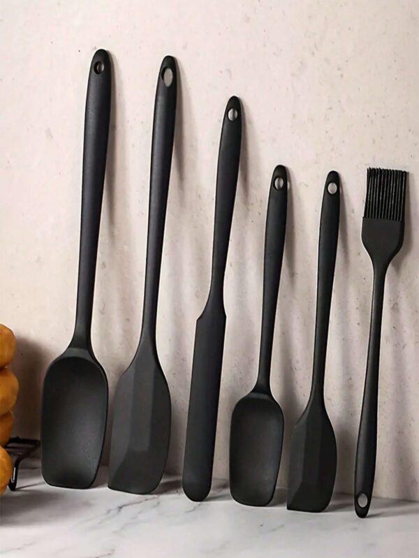 Set de 6 piezas de utensilios de cocina de silicona QUIERODECO
