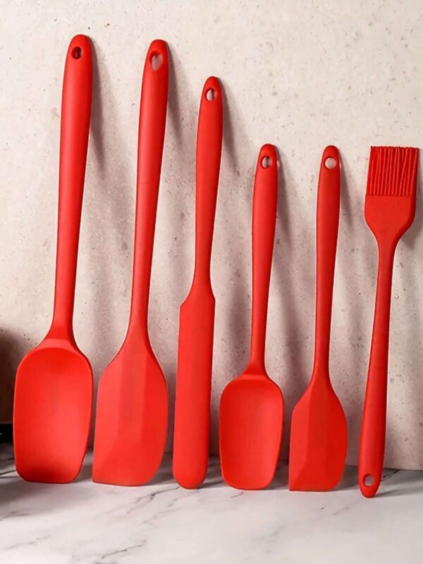 Set de 6 piezas de utensilios de cocina de silicona QUIERODECO
