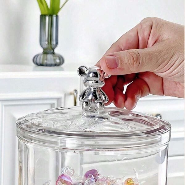 Frasco Transparente Sellado para Almacenamiento de Snacks QUIERODECO