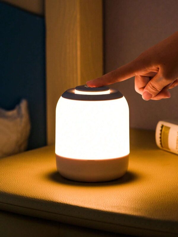 Lámpara de Mesa LED Recargable con Control Táctil - Velador QUIERODECO