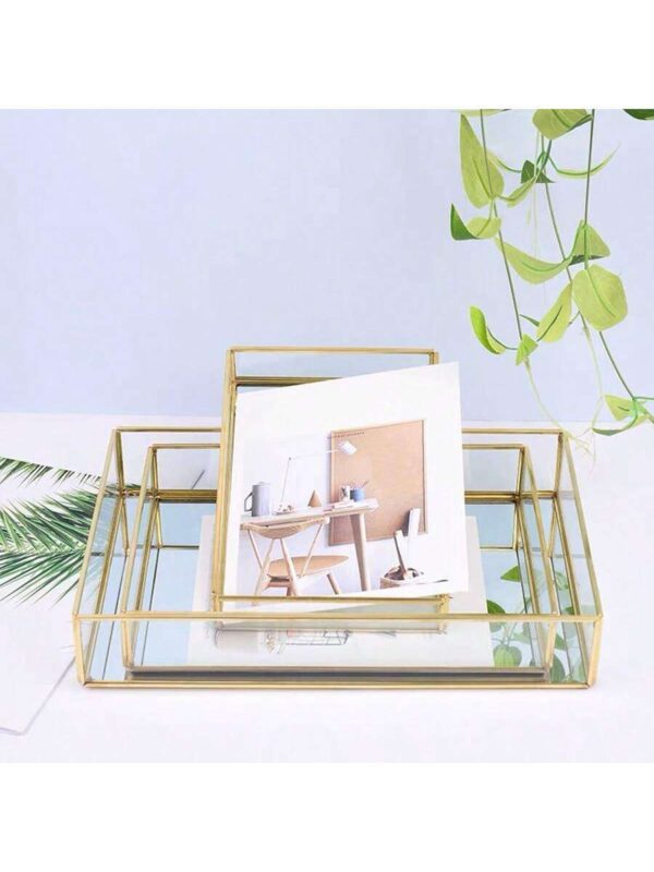 Caja de almacenamiento rectangular multifuncional QUIERODECO