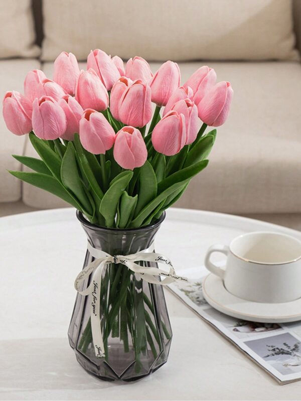 Flores Artificiales De Tulipán QUIERODECO