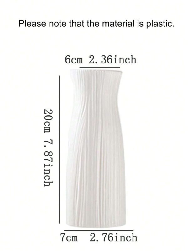 Florero flor nórdico blanco para flor QUIERODECO