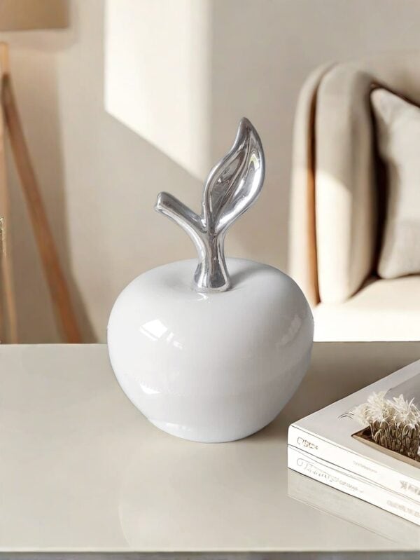 Adorno de mesa de cerámica con forma de manzana QUIERODECO