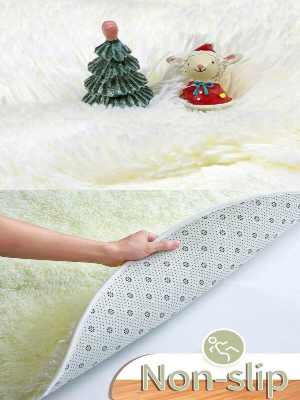 Alfombra con Diseño Redondo Fluffy QUIERODECO