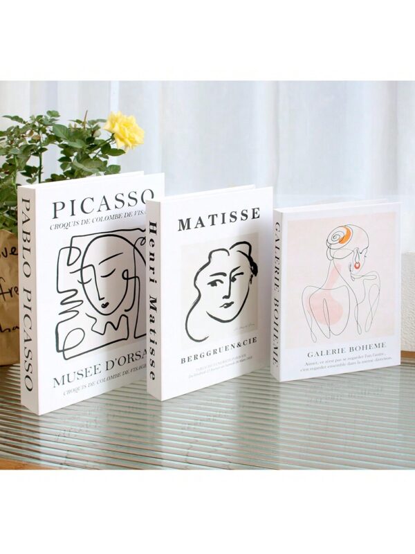 Conjunto de 3 Libros Falsos para Decoración QUIERODECO