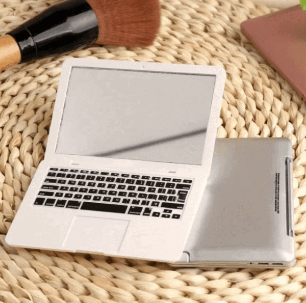 Espejo de maquillaje con diseño en forma de laptop - Image 6
