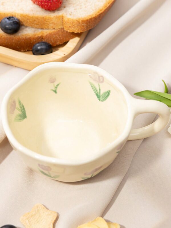 Taza de café flower QUIERODECO