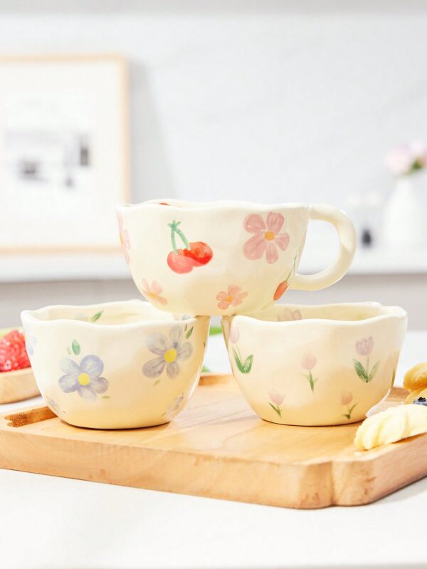 Taza de café flower QUIERODECO