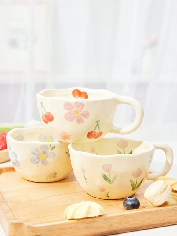 Taza de café flower QUIERODECO
