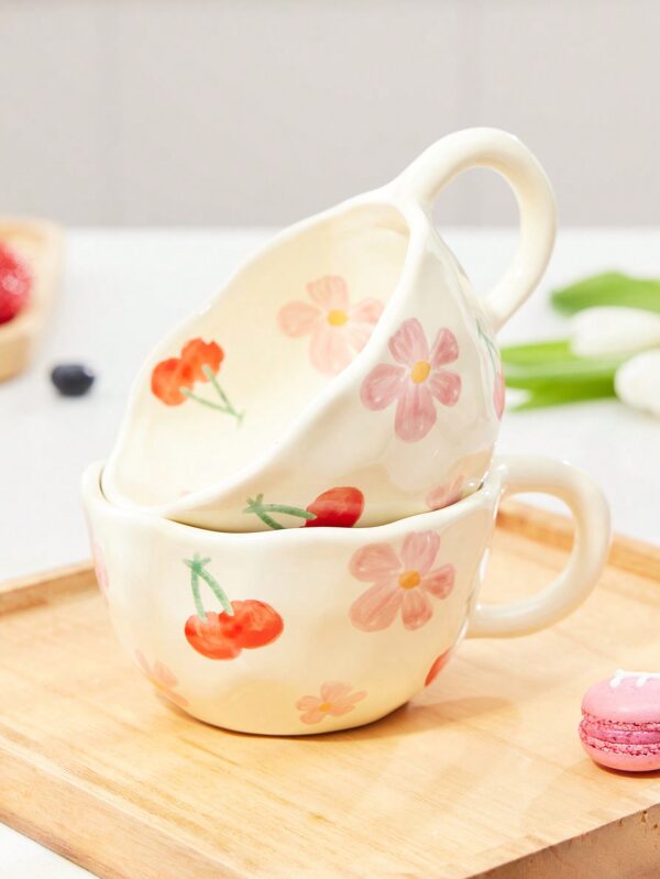Taza de café flower QUIERODECO