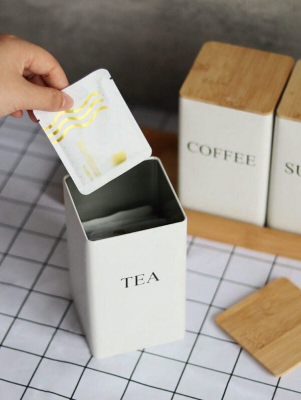 Tarro de almacenamiento para Te, Cafe y Azucar QUIERODECO