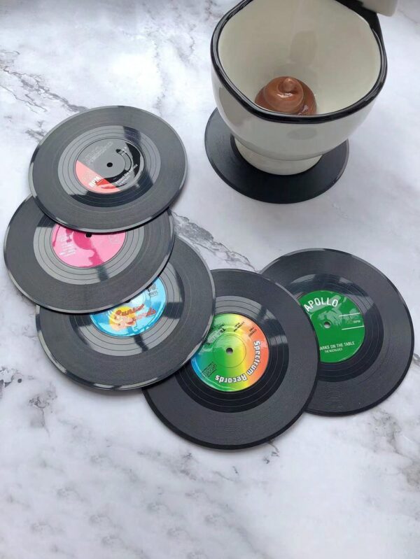 Posavasos Vintage Vinyl QUIERODECO