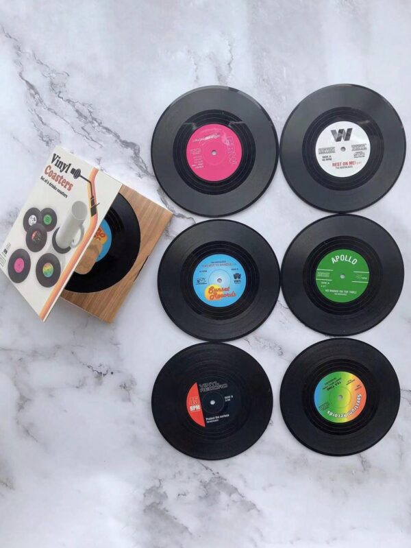 Posavasos Vintage Vinyl QUIERODECO